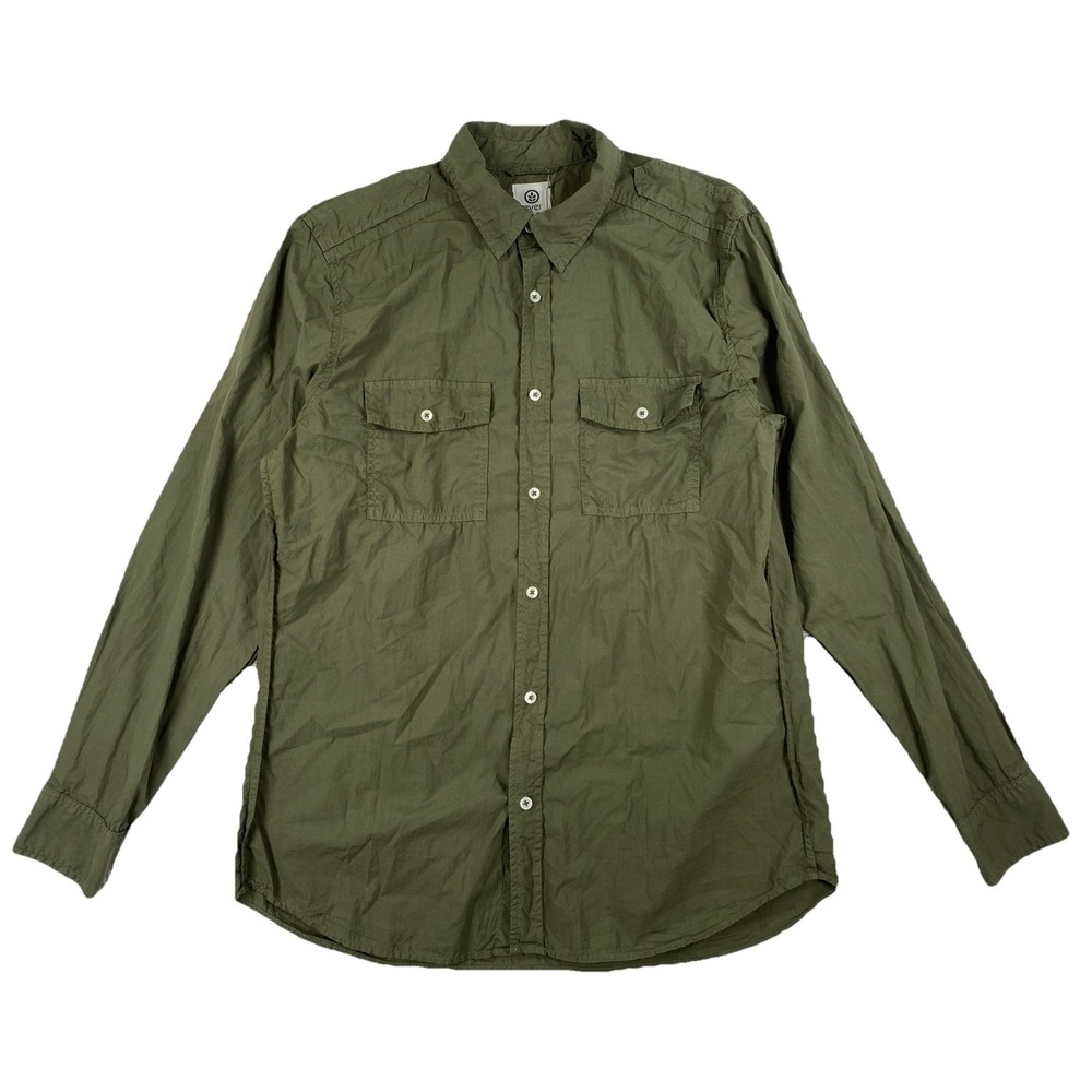 Ever Brand USA Wagner Long Sleeve Button Up Shirt Men's XL Green NWT